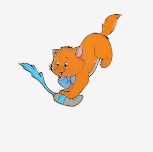 Disney The Aristocats Paint Enamel Pin Toulouse